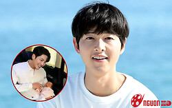 Bắt gặp Song Joong Ki công khai bồng bế con, em bé xinh xắn giống hệt bố?