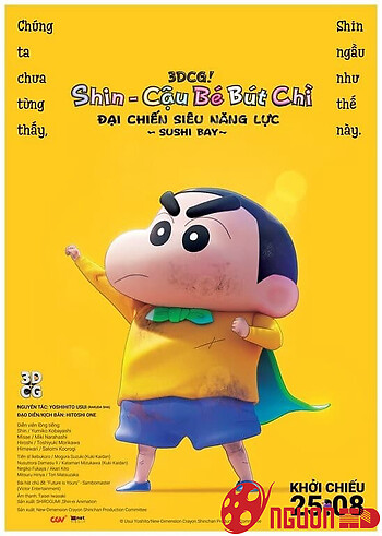 Shin Cậu Bé Bút Chì: Đại Chiến Siêu Năng Lực Sushi Bay